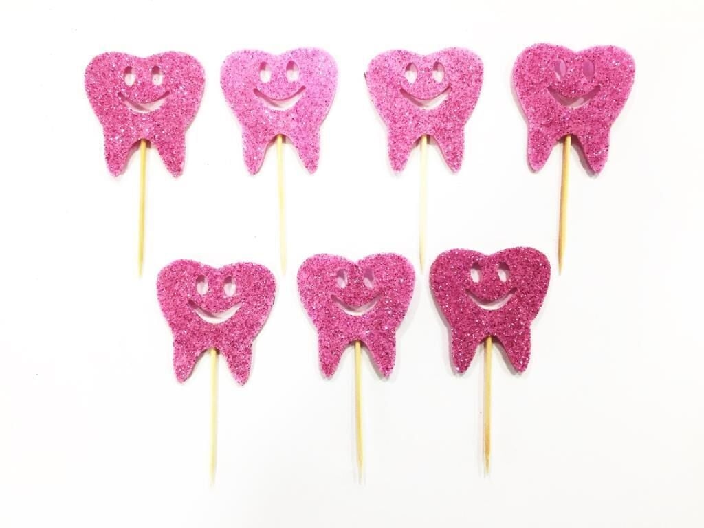 Simli Eva Diş Kürdan Pembe 12 Adet