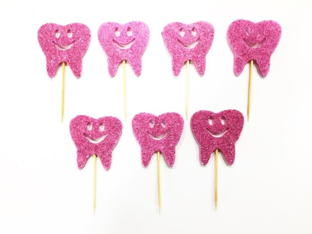 Simli Eva Diş Kürdan Pembe 12 Adet