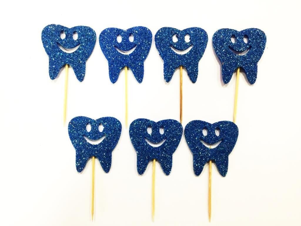 Simli Eva Diş Kürdan Mavi 12 Adet