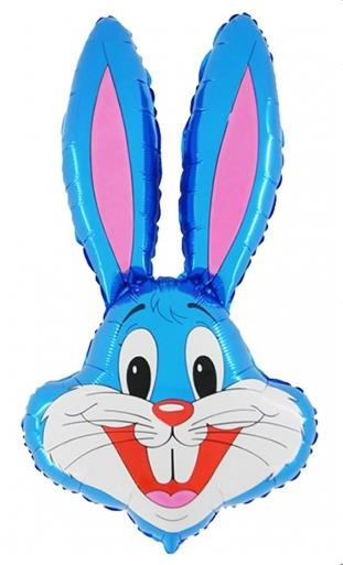 Tavşan Folyo Balon Mavi 30''