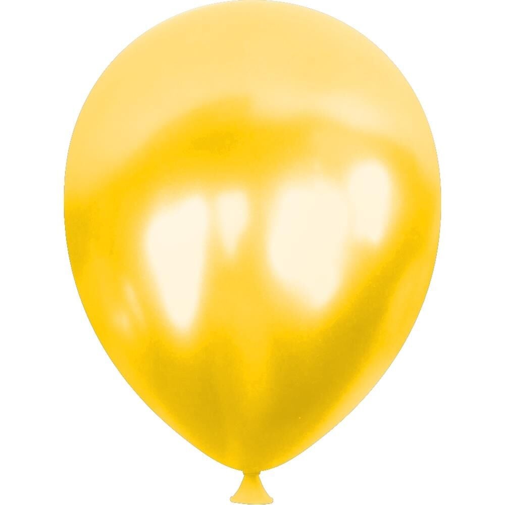 12'' METALİK SARI BALON ( H.G.)