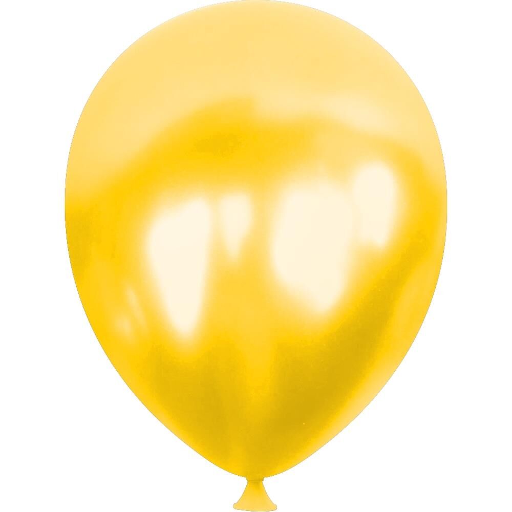 12'' METALİK SARI BALON ( H.G.)