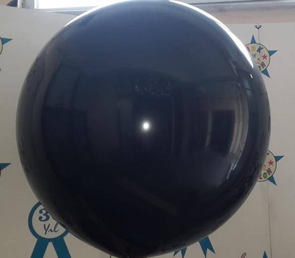 Jumbo Siyah Süsleme Balonu 27'' (Hbk)