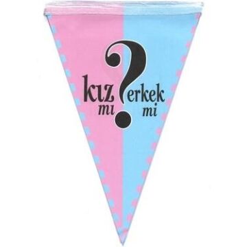 KIZ MI ERKEK Mİ ÜÇGEN FLAMA