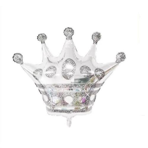 30'' GÜMÜŞ TAÇ FOLYO BALON