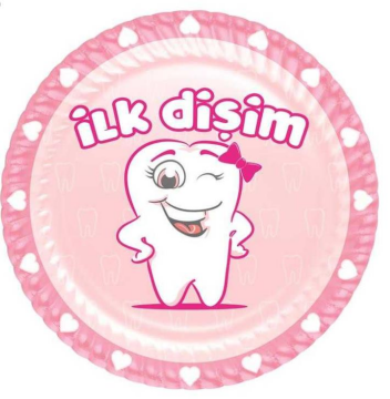 İlk Dişim Kız Tabak