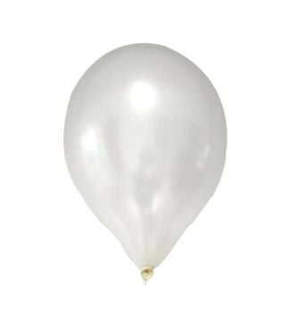 12'' METALİK BEYAZ BALON - GLB