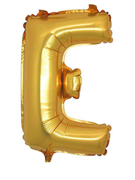 S/SHAPE FOLYO BALON HARF -E- GOLD