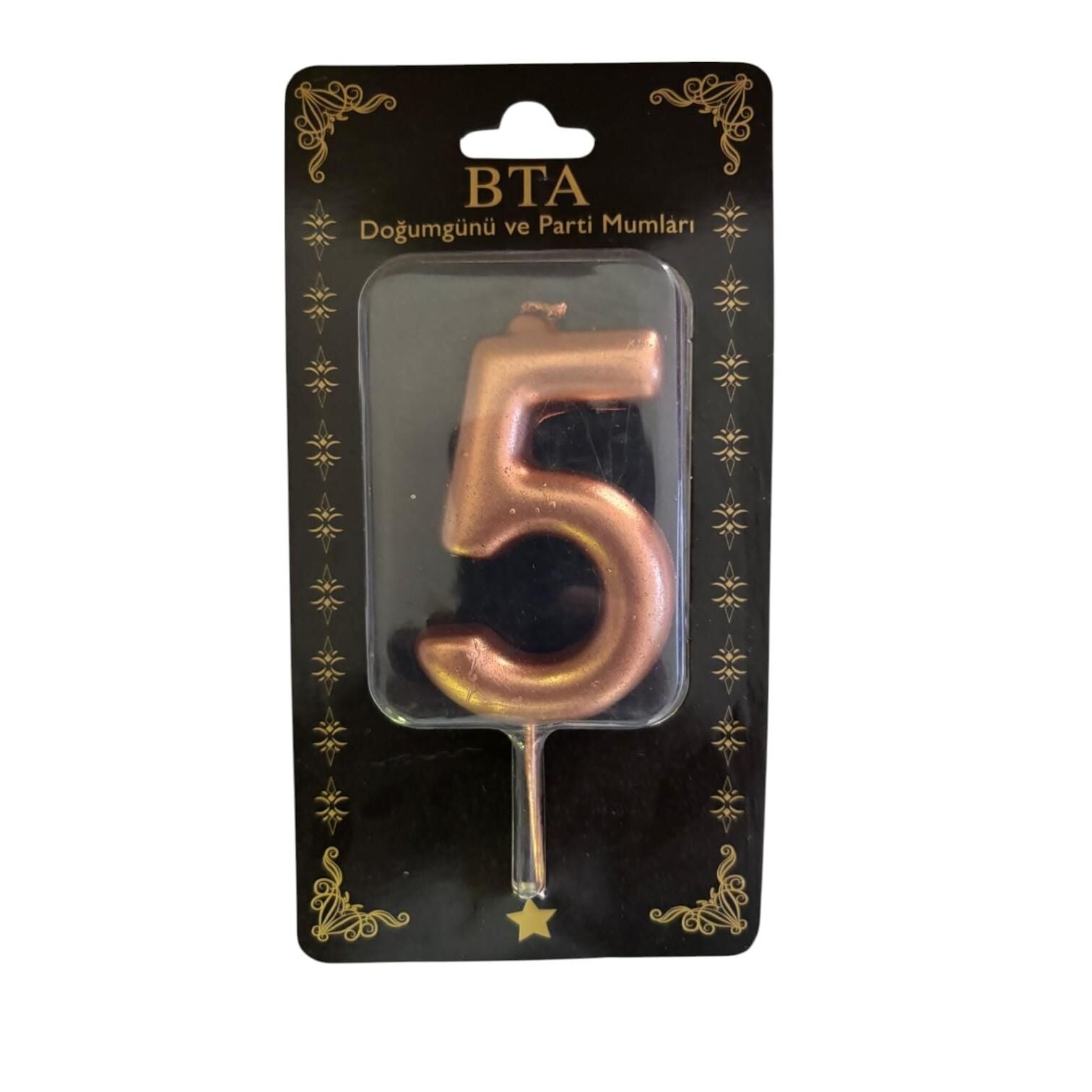 RAKAM MUM 8 CM ROSE GOLD ''5''