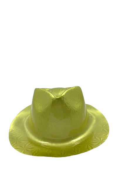 HOLOGRAMLI PLASTİK FÖTR ŞAPKA GOLD