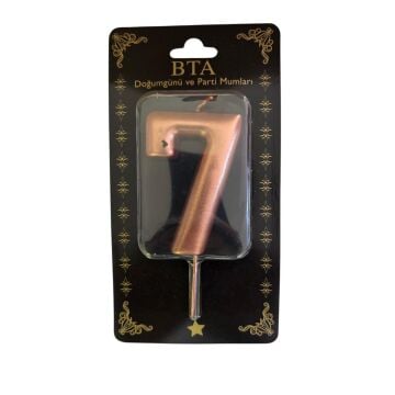 RAKAM MUM 8 CM ROSE GOLD ''7''