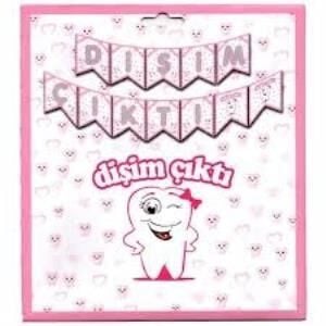 DİŞİM ÇIKTI BANNER - PEMBE