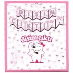 DİŞİM ÇIKTI BANNER - PEMBE