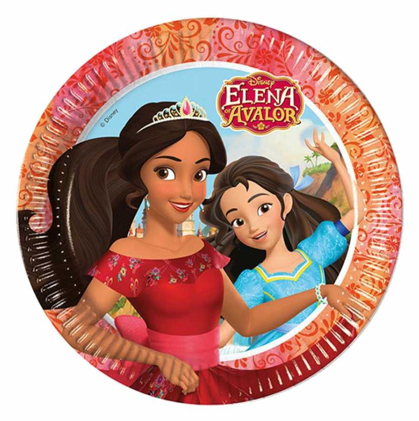 Prenses Elena Karton Tabak 8 Adet