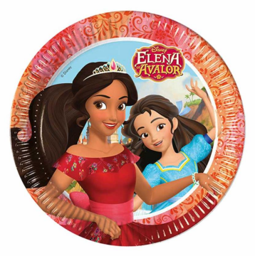 Prenses Elena Karton Tabak 8 Adet