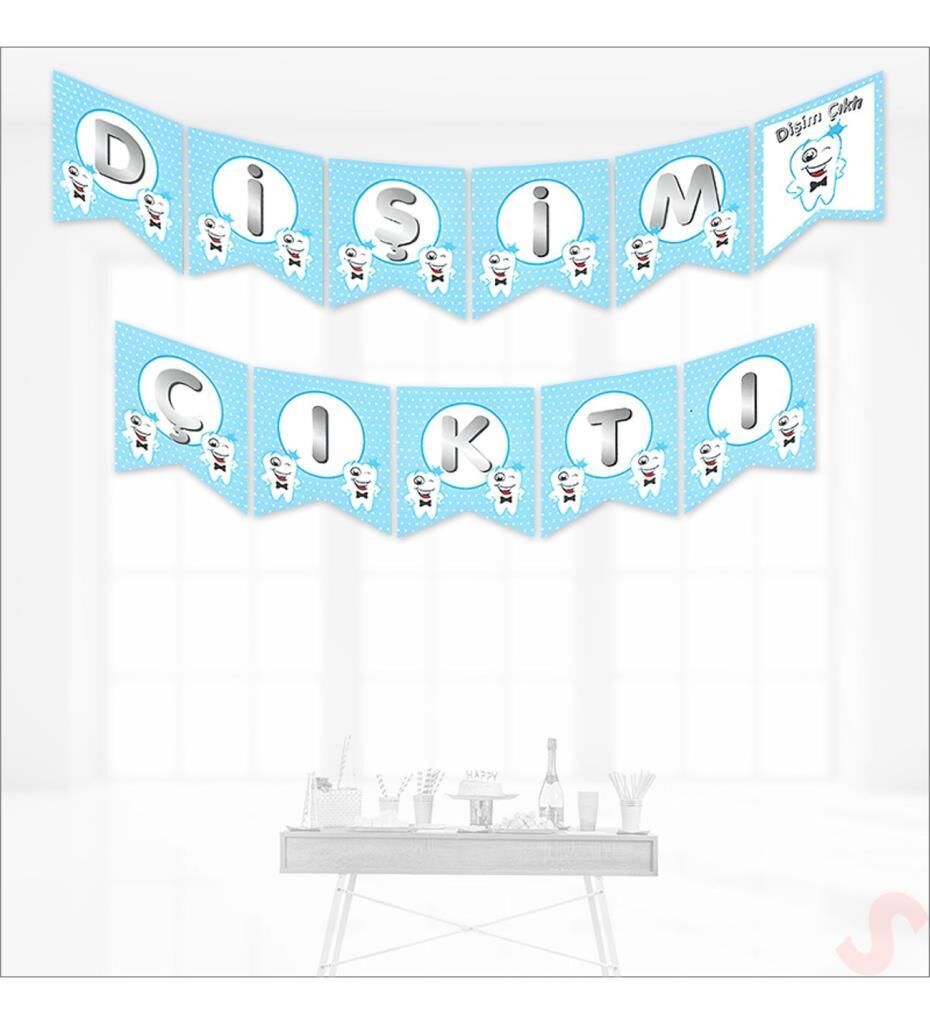 DİŞİM ÇIKTI BANNER - MAVİ