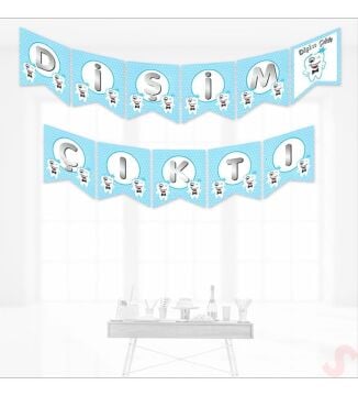 DİŞİM ÇIKTI BANNER - MAVİ