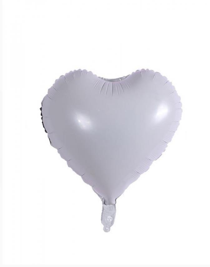 18'' KALP BEYAZ FOLYO BALON