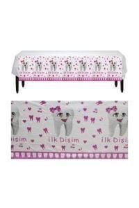 DİŞ BUĞDAYI PLASTİK MASA ÖRTÜSÜ - PEMBE