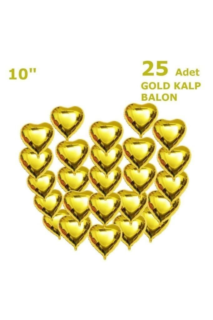 10'' KALP FOLYO GOLD ( 25 Lİ )