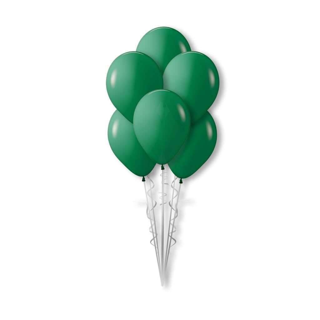 İç Mekan Pastel Balon 12'' Koyu Yeşil Renk