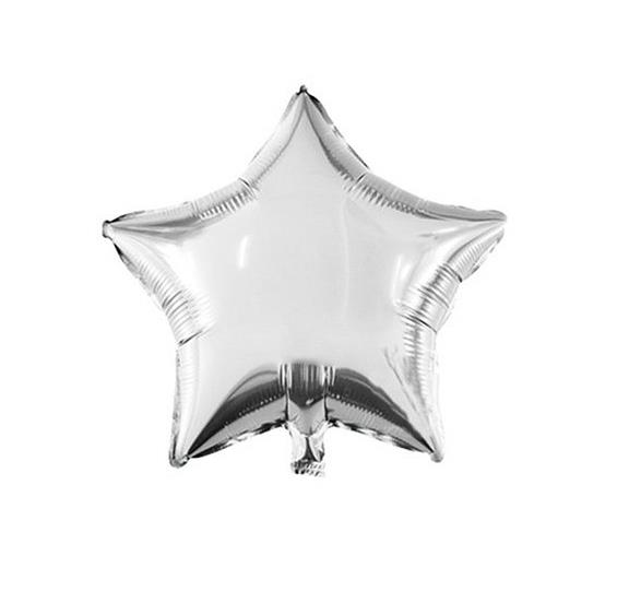 Yıldız Folyo Balon Gümüş 45 Cm 18''