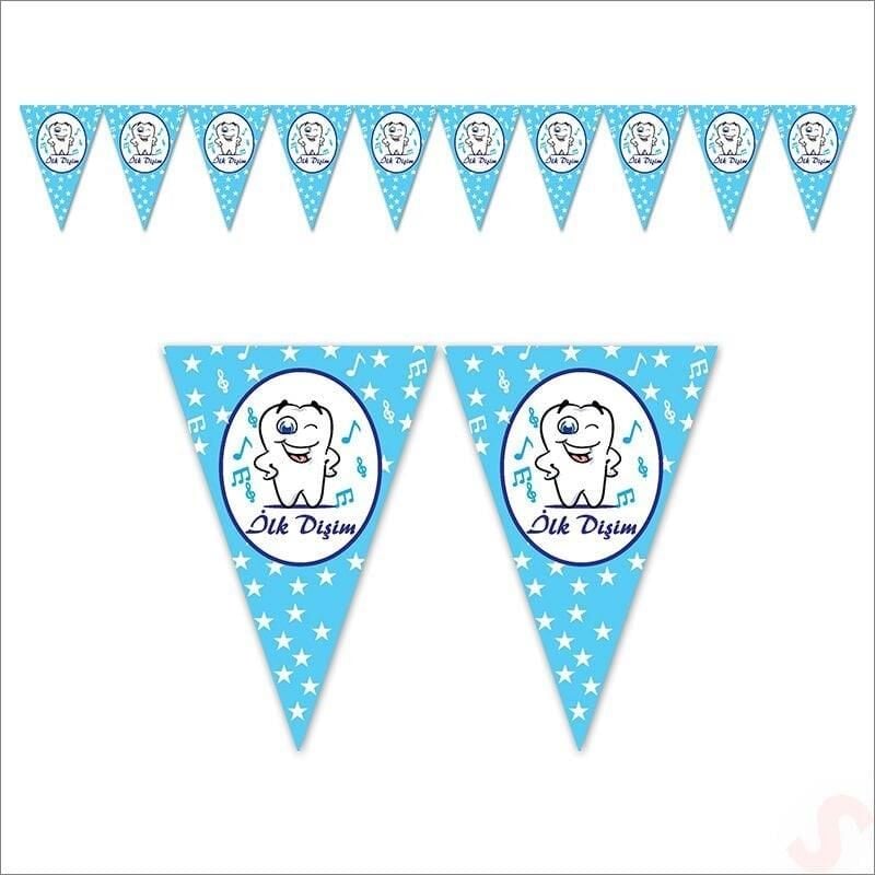 Üçgen Flama İlk Dişim Mavi