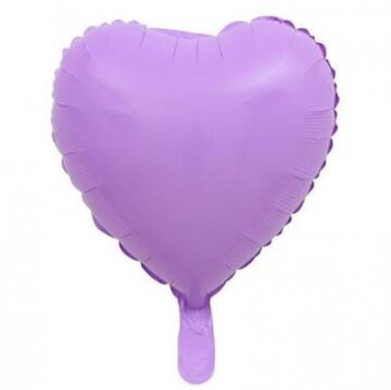18'' KALP MAKARON LİLA FOLYO BALON