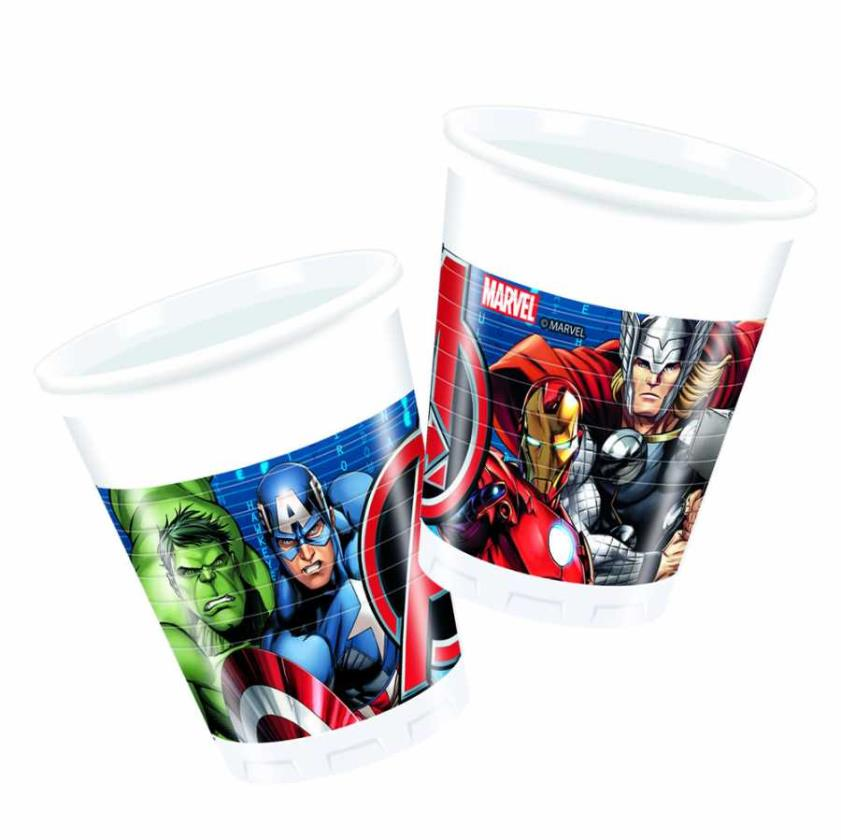 Avengers Karton Bardak 8 Adet