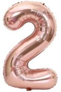 40'' FOLYO BALON RAKAM -2- ROSEGOLD