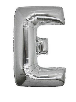 S/SHAPE FOLYO BALON HARF -E- GÜMÜŞ