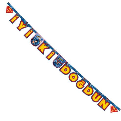 Süperman İyiki Doğdun Harf Set