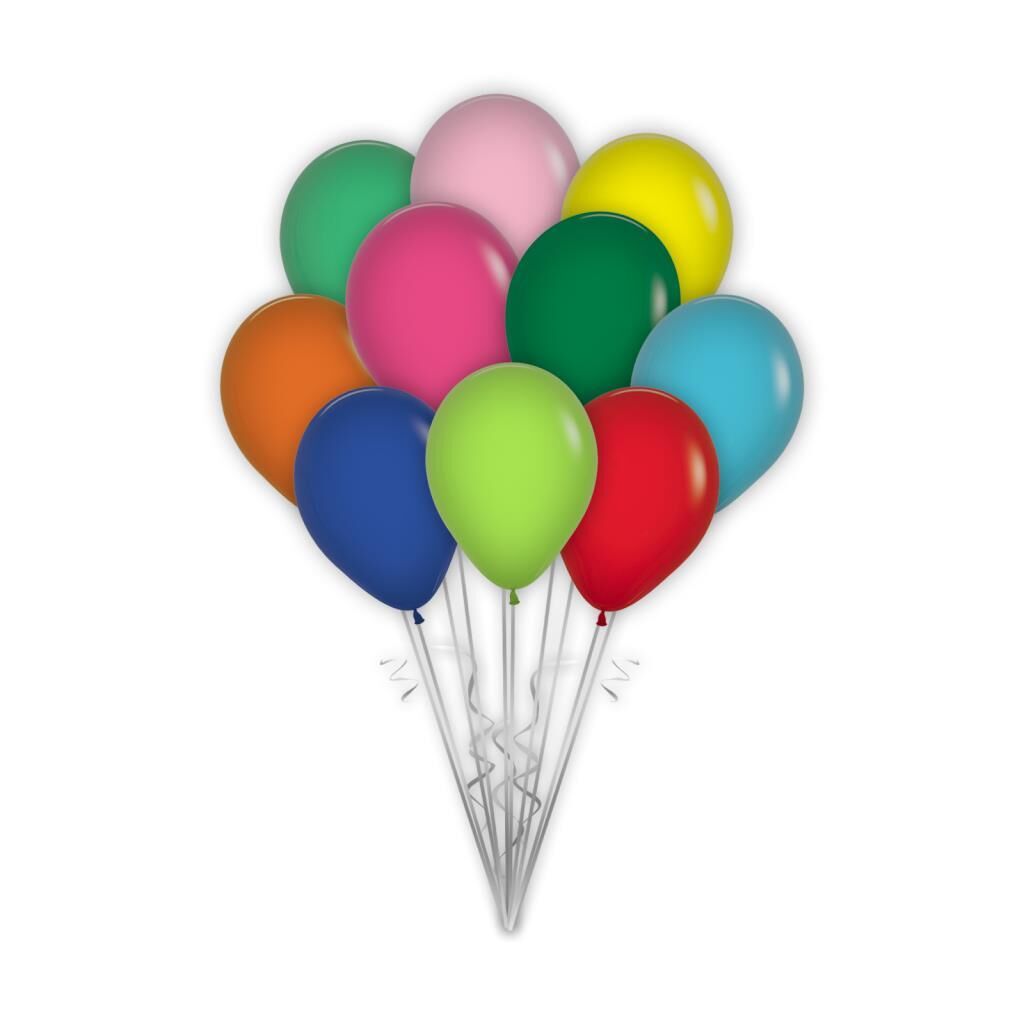 İç Mekan Pastel Balon 12'' Karışık Renk  (B.E)