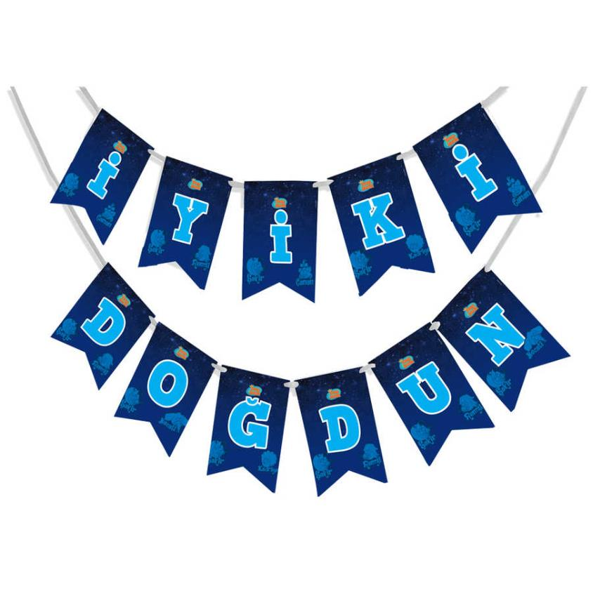 KRAL ŞAKİR UZAYDA İYİ Kİ DOĞDUN BANNER