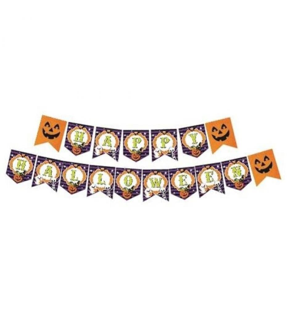 ZİKZAK BANNER HAPPY HALLOOWEEN
