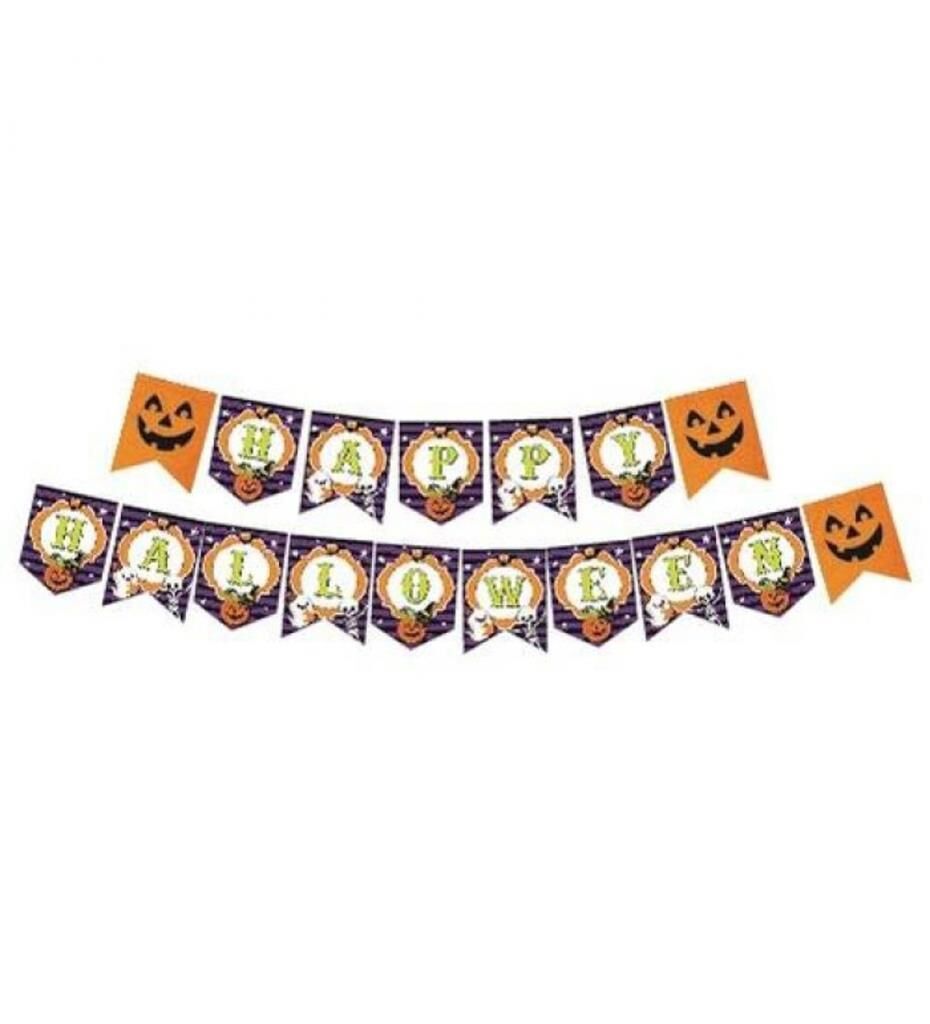 ZİKZAK BANNER HAPPY HALLOOWEEN