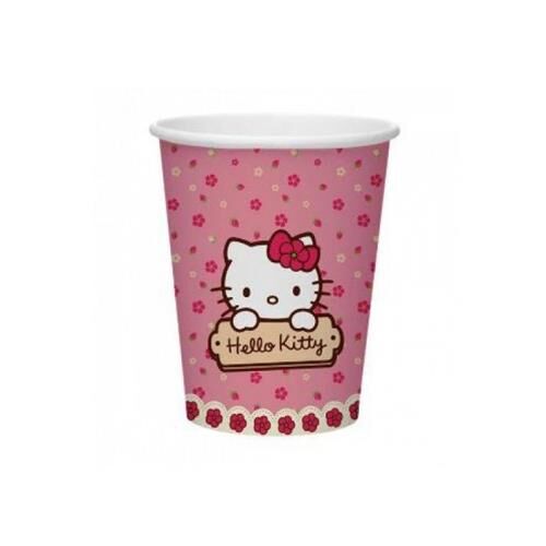 Hello Kitty Lisanslı Karton Bardak ( 8 Adet )