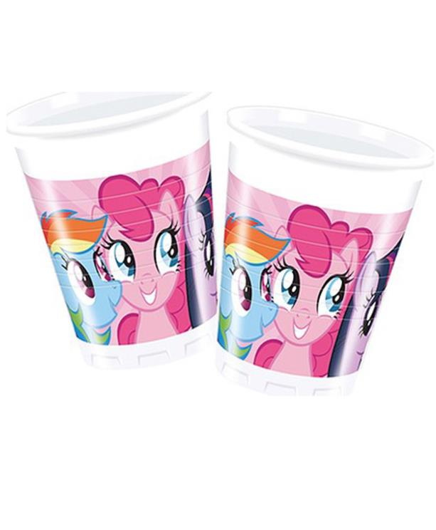 Rainbow Pony Karton Bardak 8 Adet