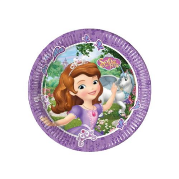 Sofia Mystic Isles Lisanslı Karton Tabak ( 8 Adet )