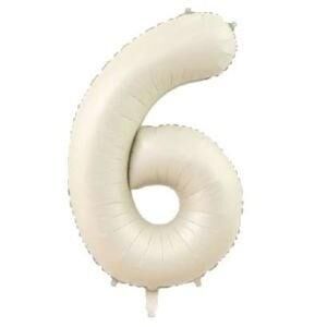 34'' FOLYO BALON RAKAM -6- KREM
