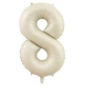 34'' FOLYO BALON RAKAM -8- KREM