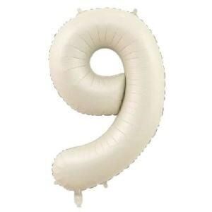 34'' FOLYO BALON RAKAM -9- KREM