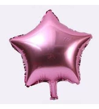 24'' YILDIZ PEMBE FOLYO BALON
