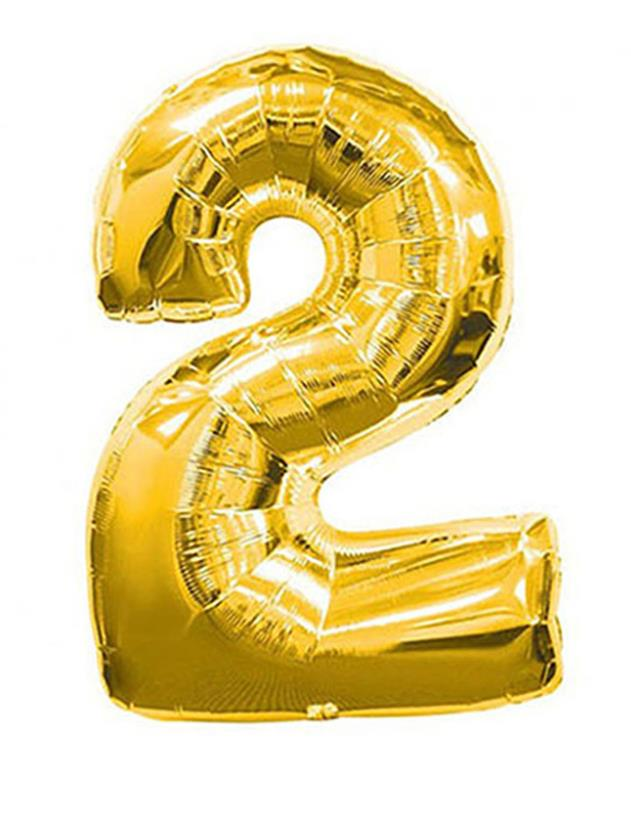 S/SHAPE FOLYO BALON RAKAM -2- ALTIN