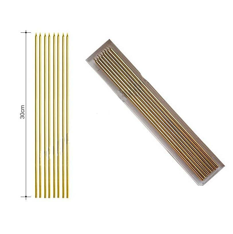 Mum Uzun Gold 8 Adet 30 Cm