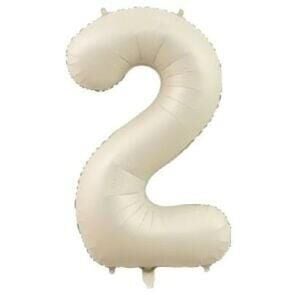 34'' FOLYO BALON RAKAM -2- KREM