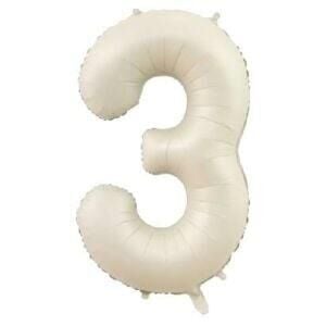 34'' FOLYO BALON RAKAM -3- KREM