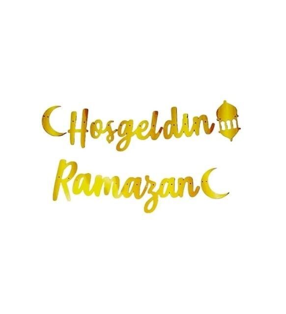 HOŞGELDİN RAMAZAN KALİGRAFİ BANNER
