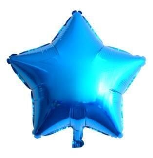 24'' YILDIZ MAVİ FOLYO BALON