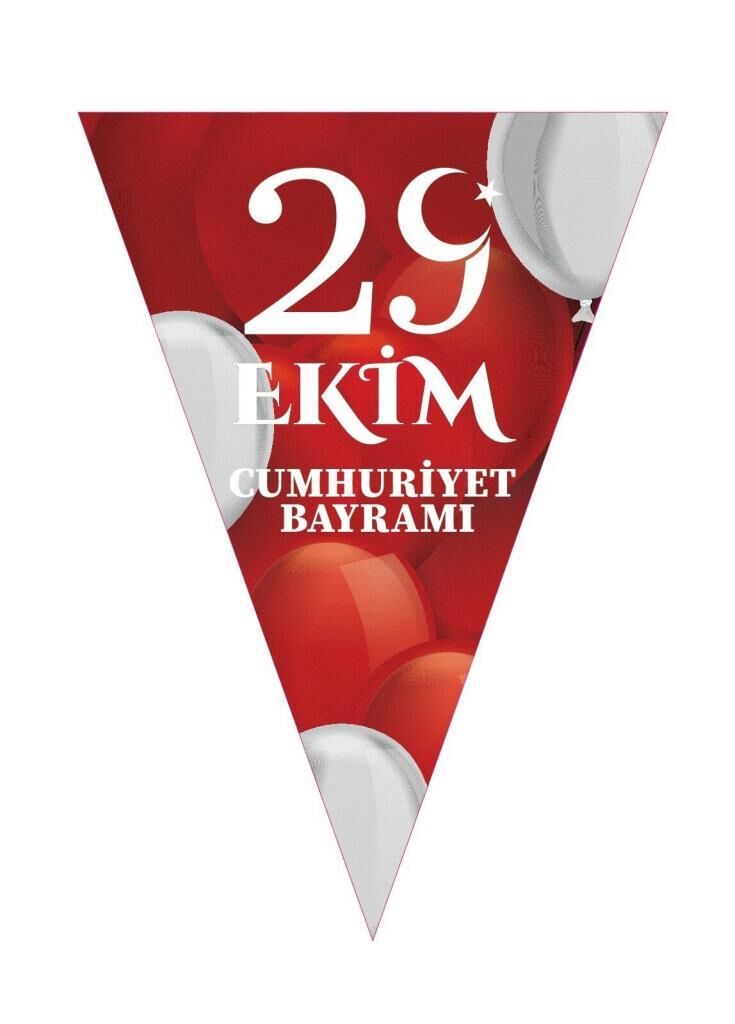 ÜÇGEN FLAMA 29 EKİM CUMHURİYET BAYRAMI